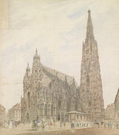 Stephansdom in Wien von Jakob Alt